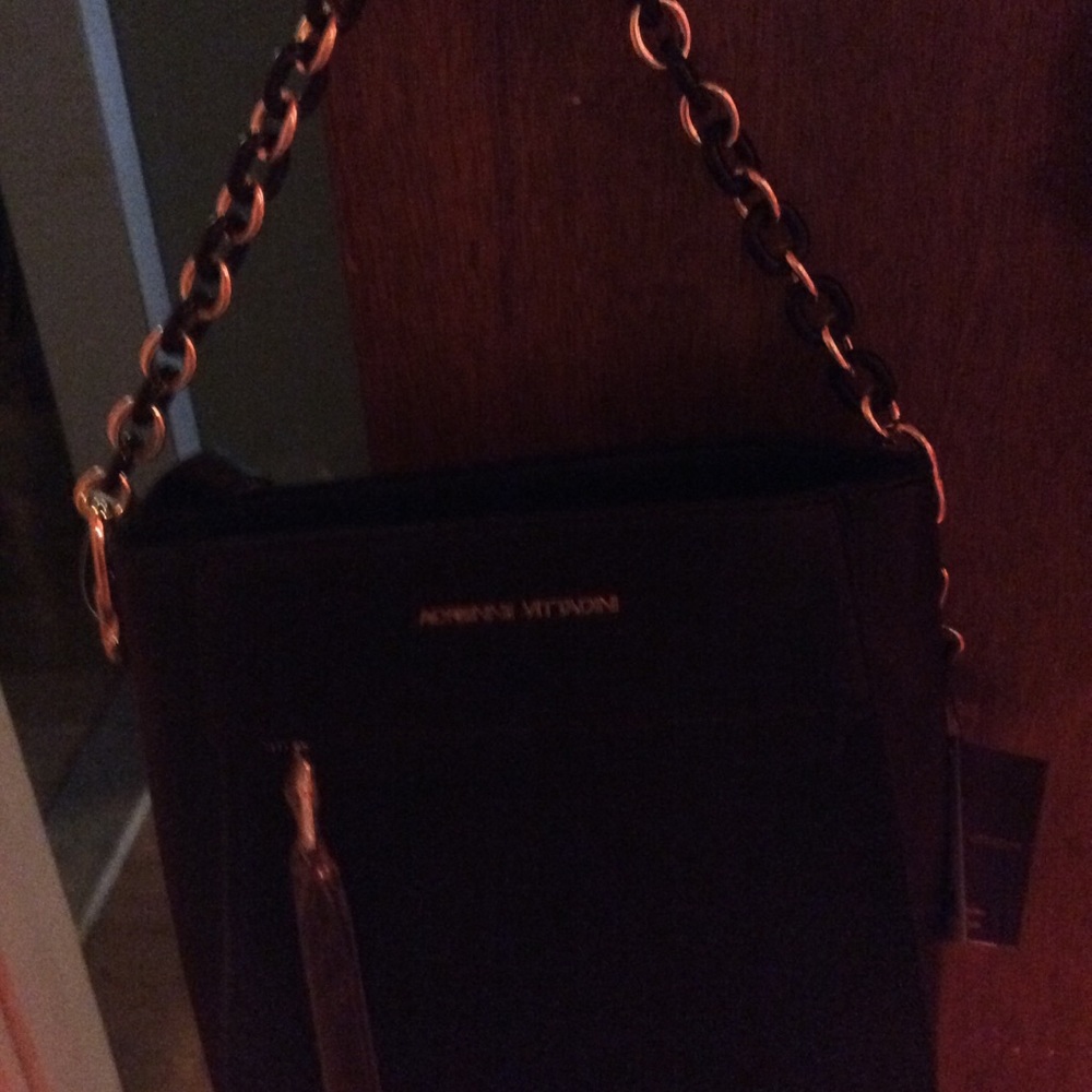 All leather hobo with Chain strap.